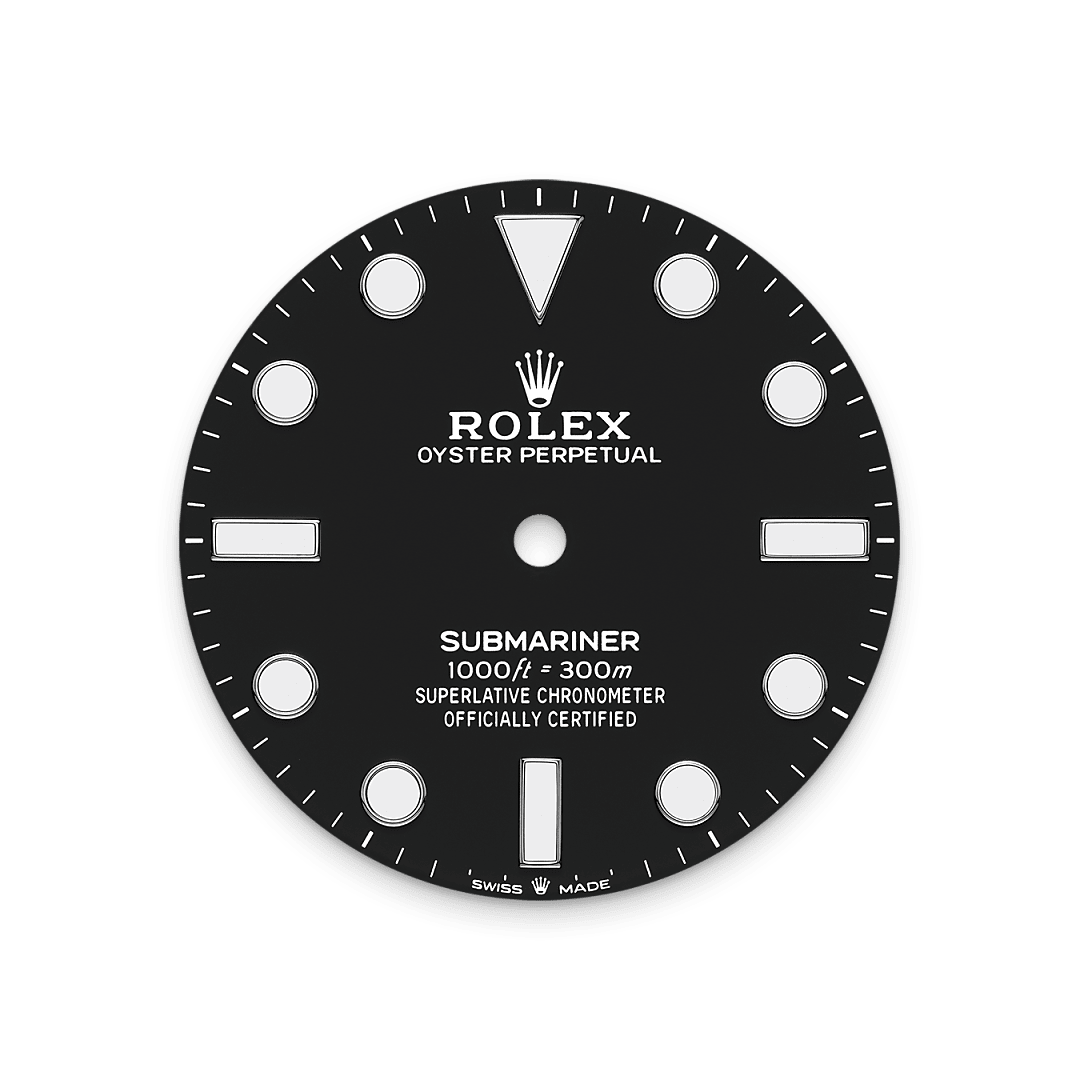 rolex Submariner dial in Oystersteel, M124060-0001 - Myungbosa