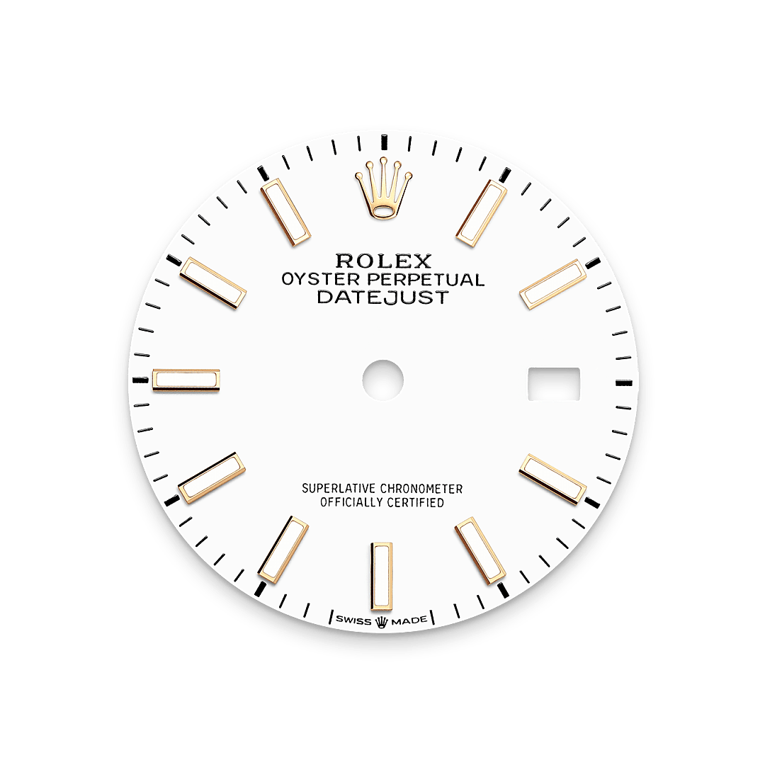 rolex Datejust 36 dial in Yellow Rolesor - combination of Oystersteel and yellow gold, M126203-0020 - Myungbosa