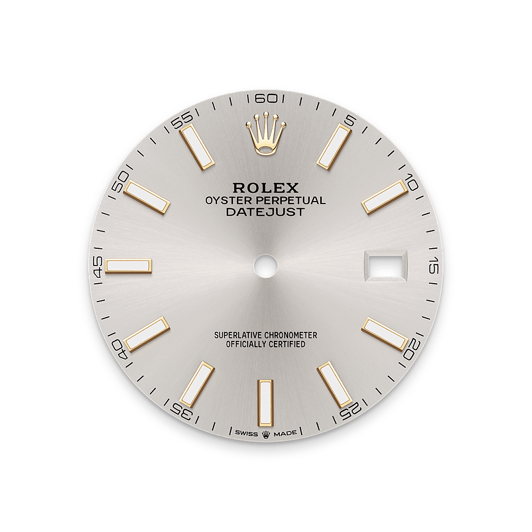 rolex Datejust 41 dial in Yellow Rolesor - combination of Oystersteel and yellow gold, M126303-0001 - Myungbosa