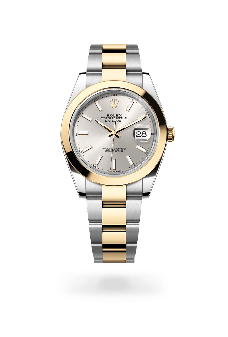 옐로우 롤레조 – 오이스터스틸과 옐로우 골드의 조합 소재의 롤렉스 DATEJUST 정면, M126303-0001 - 명보사