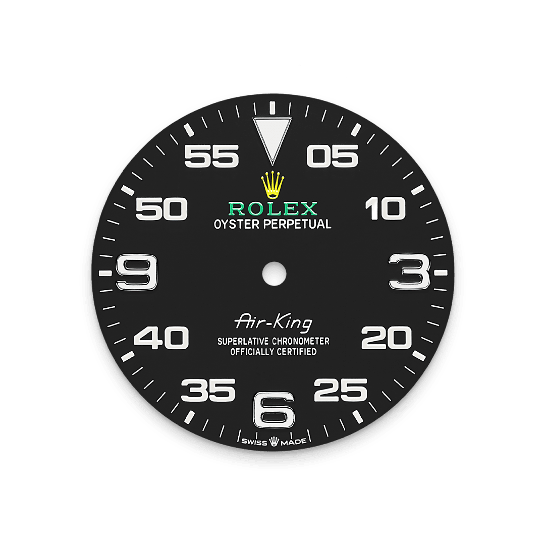 rolex Air-King dial in Oystersteel, M126900-0001 - Myungbosa