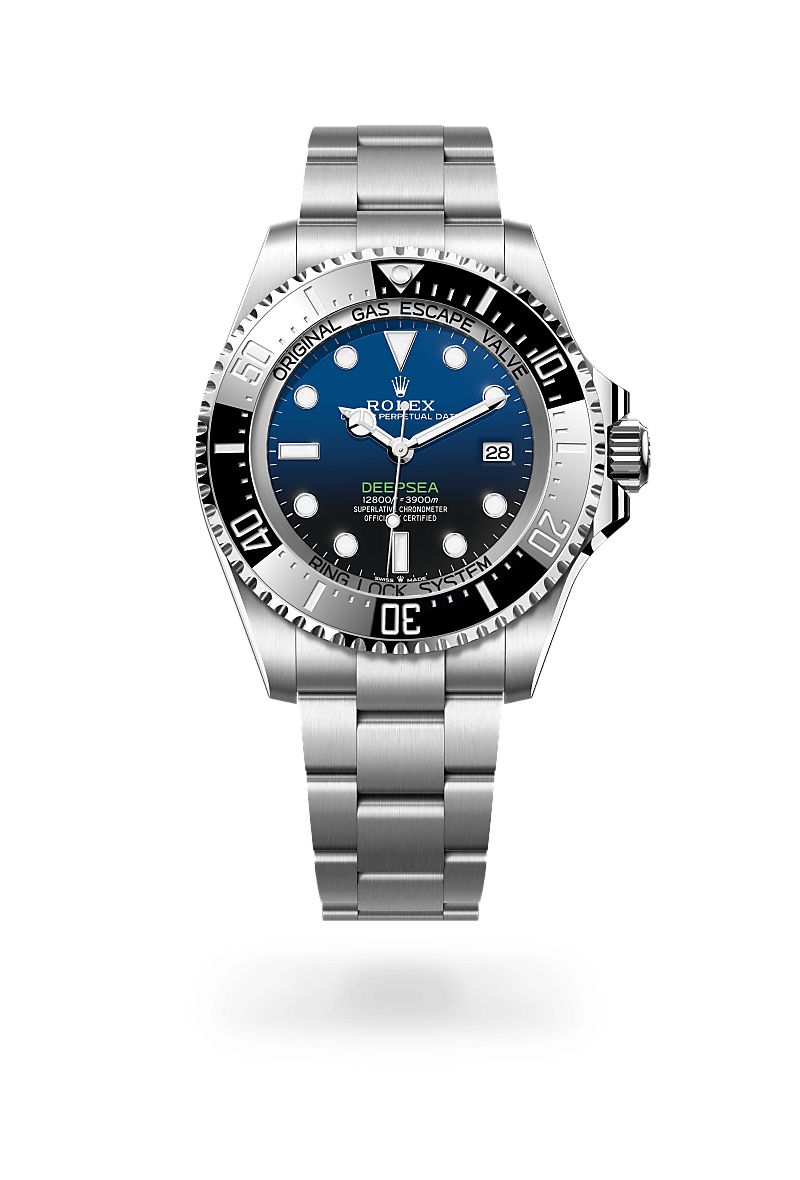 rolex DEEPSEA front view in Oystersteel, M136660-0005 - Myungbosa