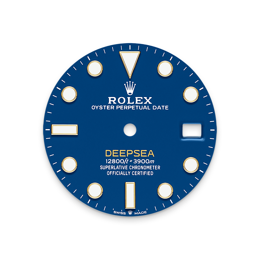 18캐럿 옐로우 골드 소재의 롤렉스 Rolex Deepsea 다이얼, M136668LB-0001 - 명보사