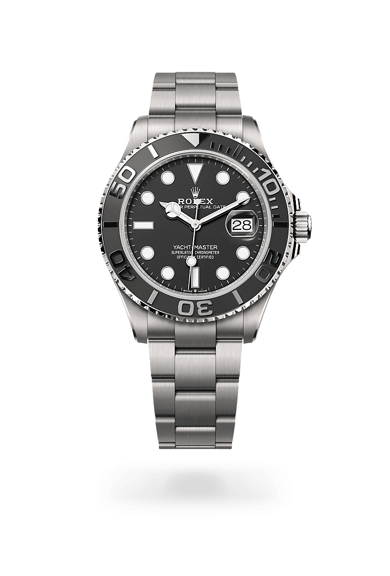 rolex YACHT-MASTER front view in RLX titanium, M226627-0001 - Myungbosa