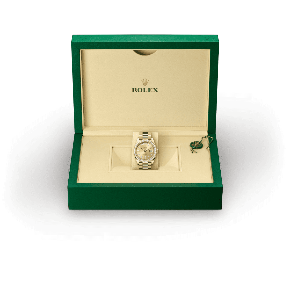 rolex DAY-DATE in 18 ct yellow gold, M228348RBR-0002 - Myungbosa