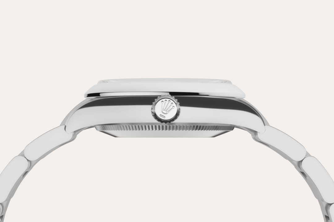 오이스터스틸 소재의 롤렉스 Oyster Perpetual 31 소재 및 크라운, M277200-0007 - 명보사