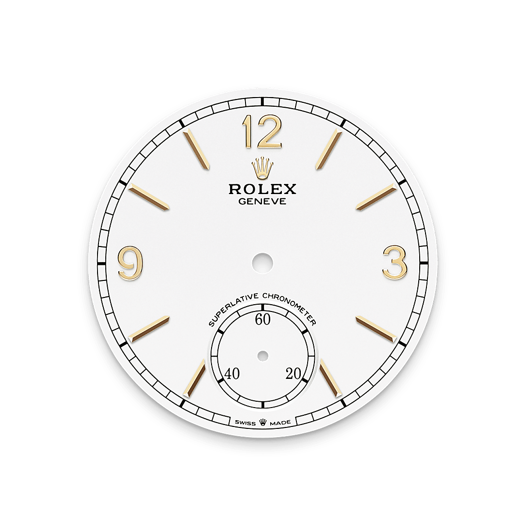 rolex 1908 dial  in 18 ct yellow gold, M52508-0006 - Myungbosa