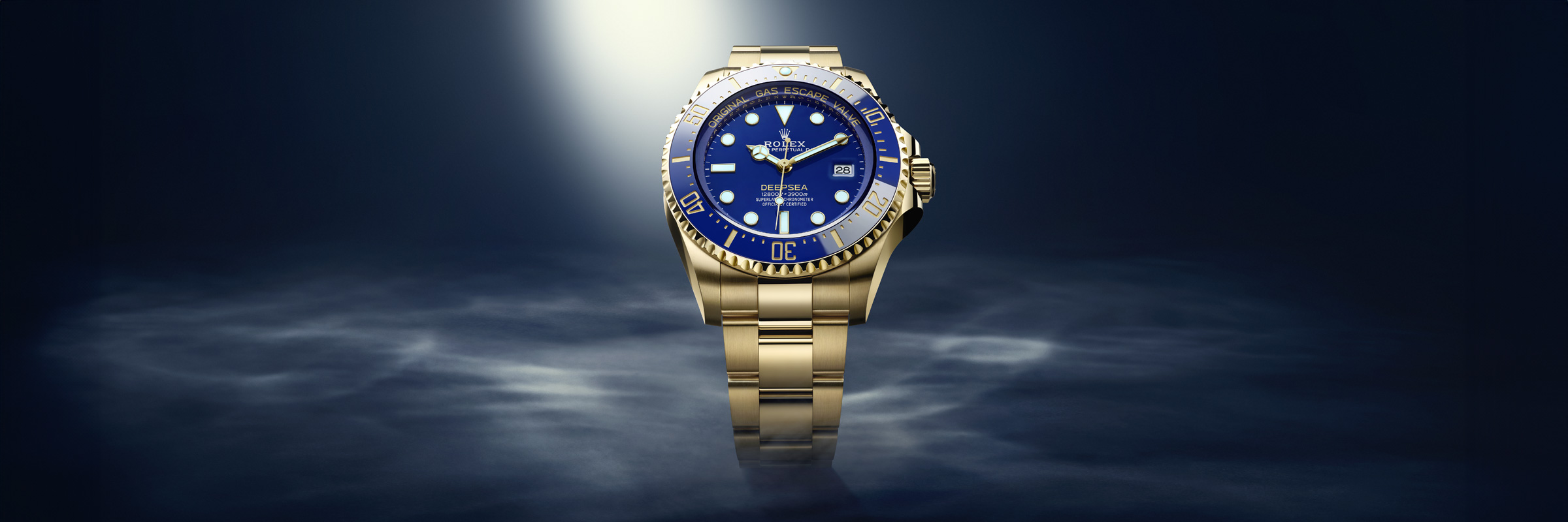 rolex DEEPSEA in 18 ct yellow gold, M136668LB-0001 - Myungbosa