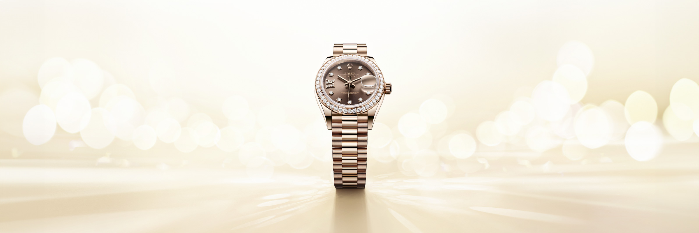 화이트 롤레조 – 오이스터스틸과 화이트 골드의 조합 소재의 롤렉스 LADY-DATEJUST, M279174-0020 - 명보사